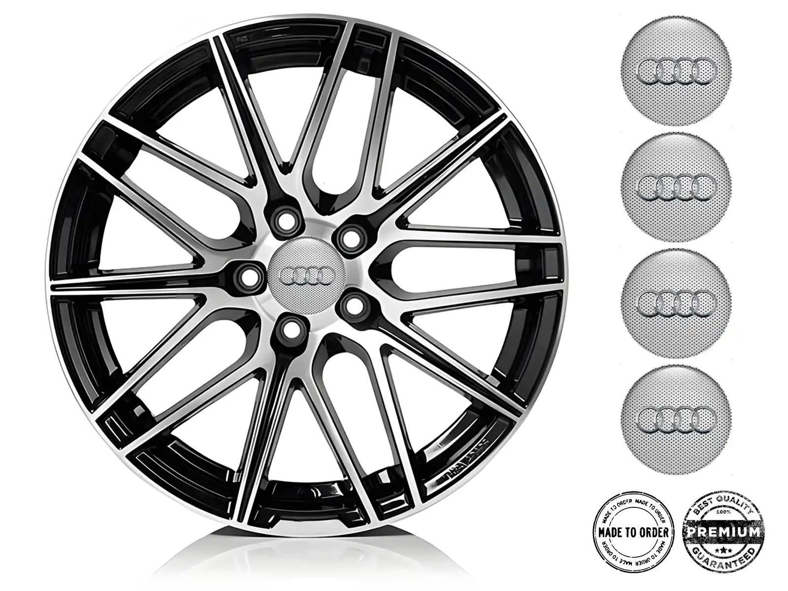 Audi Pegatinas de Rueda Lujo Nexus Interestelar